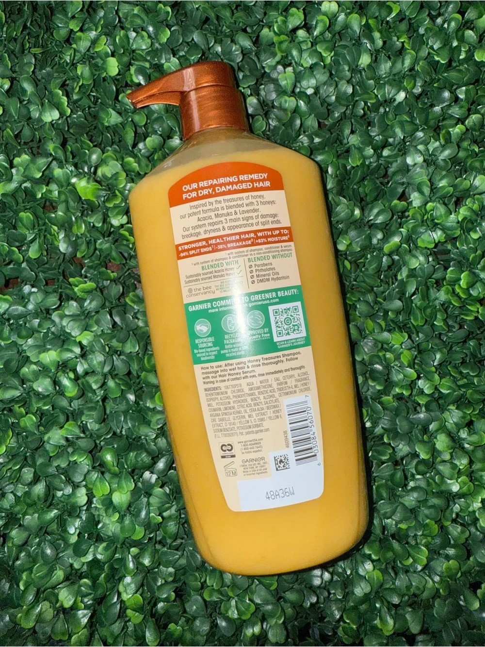 Garnier Whole Blends Honey Treasures Repairing Conditioner - Jumbo 26.6oz